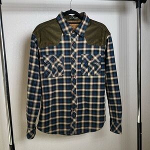 Men’s Sherpa lined Flannel button up